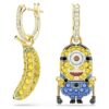 Minions Stuart und Banana Ohrringe Pavé, Mini, mehrfarbig, vergoldet Minions Stuart und Banana Ohrringe Pavé, Mini, mehrfarbig, vergoldet