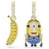 Minions Stuart und Banana Ohrringe Pavé, Mini, mehrfarbig, vergoldet Minions Stuart und Banana Ohrringe Pavé, Mini, mehrfarbig, vergoldet