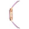 Octea Chrono Uhr Swiss Made, Lederarmband, Lila, roségoldfarbenes Finish Octea Chrono Uhr Swiss Made, Lederarmband, Lila, roségoldfarbenes Finish