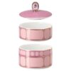 Signum-Dose aus Porzellan, klein, rosa Signum-Dose aus Porzellan, klein, rosa