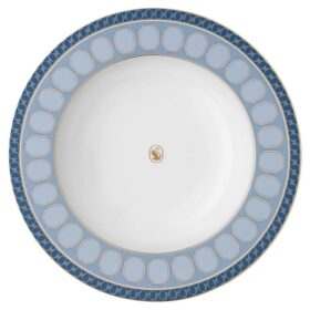 Signum Suppenteller aus Porzellan, blau