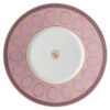 Signum Teetasse mit Untertasse aus Porzellan, rosa