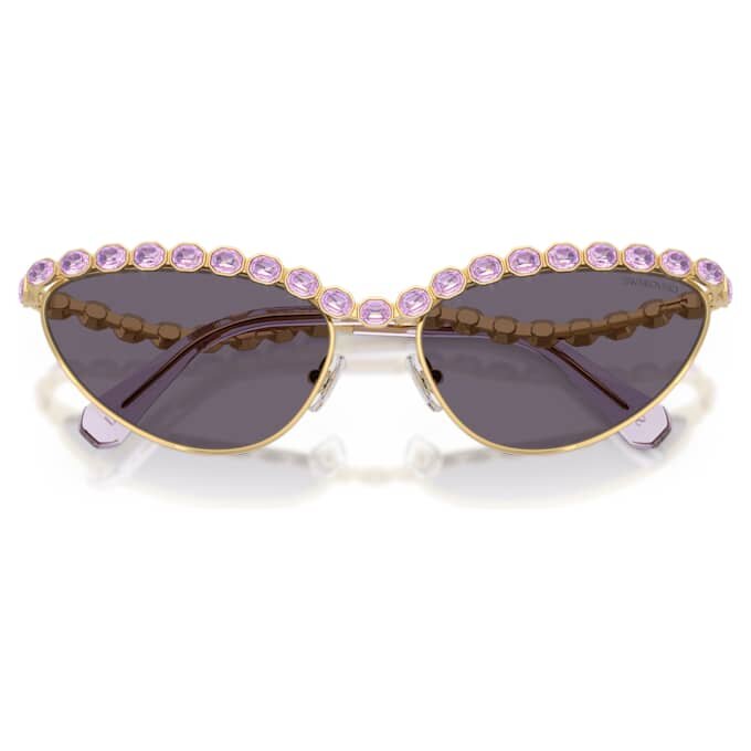 Sonnenbrille in Cat-Eye-Form, Lila Sonnenbrille in Cat-Eye-Form, Lila