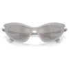 Sonnenbrille in Cat-Eye-Form, silberfarben Sonnenbrille in Cat-Eye-Form, silberfarben