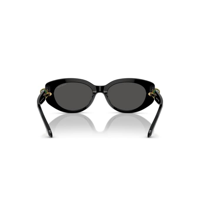 Sonnenbrille in Cat-Eye-Form, Sk6002, Schwarz Sonnenbrille in Cat-Eye-Form, Sk6002, Schwarz