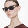 Sonnenbrille in Cat-Eye-Form, Sk6029, Braun Sonnenbrille in Cat-Eye-Form, Sk6029, Braun