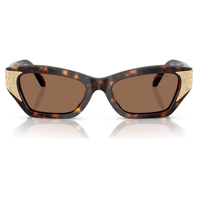 Sonnenbrille in Cat-Eye-Form, Sk6029, Braun Sonnenbrille in Cat-Eye-Form, Sk6029, Braun