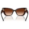 Sonnenbrille in Cat-Eye-Form, Sk6047, Dunkelbraun Sonnenbrille in Cat-Eye-Form, Sk6047, Dunkelbraun