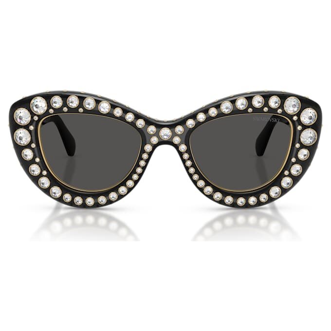 Sonnenbrille in Cat-Eye-Form, Sk6060, silberfarben Sonnenbrille in Cat-Eye-Form, Sk6060, silberfarben