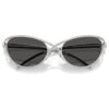 Sonnenbrille in Cat-Eye-Form, Sk7025, silberfarben Sonnenbrille in Cat-Eye-Form, Sk7025, silberfarben