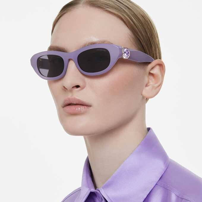 Sonnenbrille in Kissenform, Lila Sonnenbrille in Kissenform, Lila