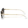 Sonnenbrille in Kissenform, Sk7038, goldfarben Sonnenbrille in Kissenform, Sk7038, goldfarben