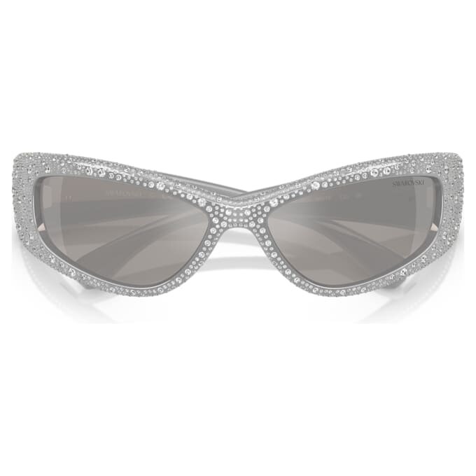 Sonnenbrille in Maskenform, Sk6027, silberfarben Sonnenbrille in Maskenform, Sk6027, silberfarben