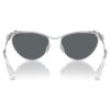 Sonnenbrille in ovaler Form, Sk7017, silberfarben Sonnenbrille in ovaler Form, Sk7017, silberfarben