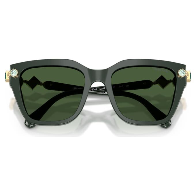 Sonnenbrille in quadratischer Form, grün Sonnenbrille in quadratischer Form, grün