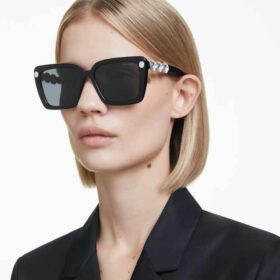 Sonnenbrille in quadratischer Form, Sk6032, Schwarz