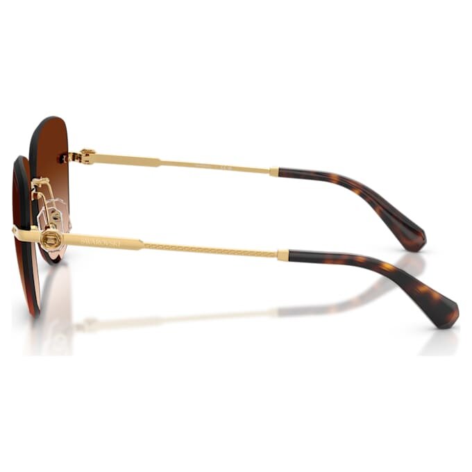 Sonnenbrille in quadratischer Form, Sk7043, braun Sonnenbrille in quadratischer Form, Sk7043, braun