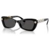 Sonnenbrille in Schmetterlingsform, Sk6033, Schwarz Sonnenbrille in Schmetterlingsform, Sk6033, Schwarz