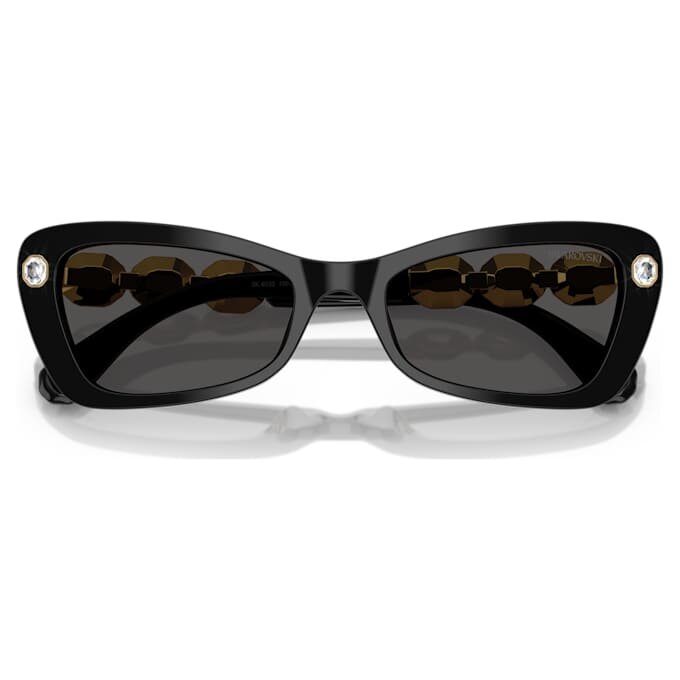Sonnenbrille in Schmetterlingsform, Sk6033, Schwarz Sonnenbrille in Schmetterlingsform, Sk6033, Schwarz