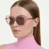 Sonnenbrille in Schmetterlingsform, Sk6059, Rosa Sonnenbrille in Schmetterlingsform, Sk6059, Rosa