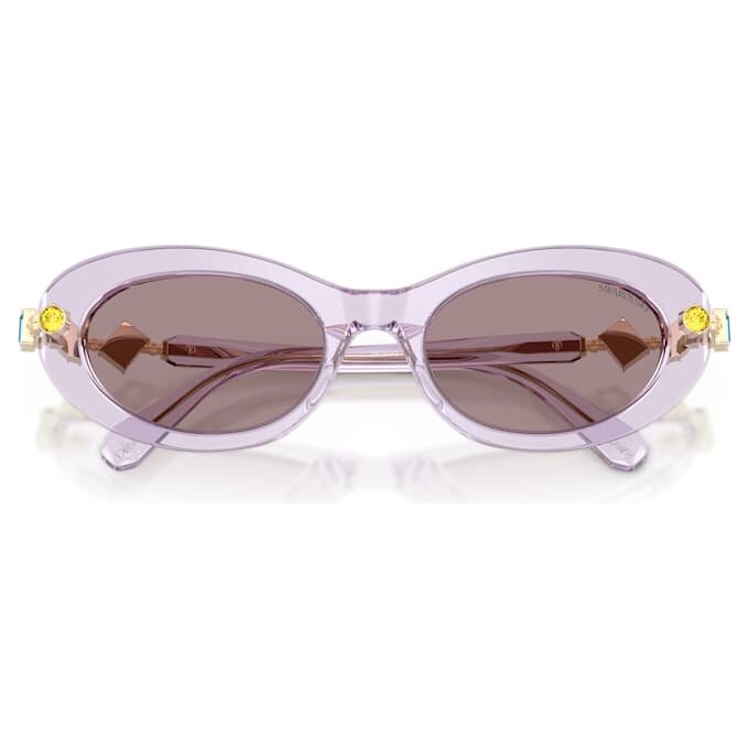 Sonnenbrille, ovale Form, rosa Sonnenbrille, ovale Form, rosa