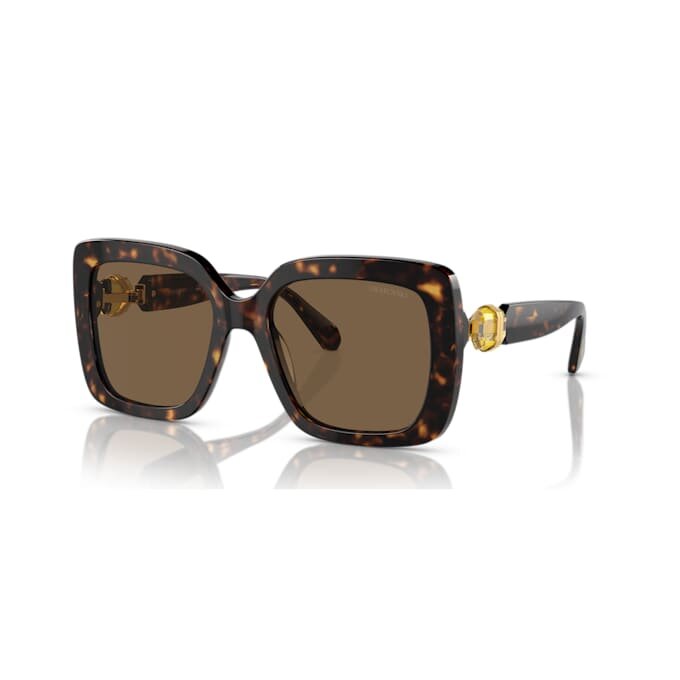 Sonnenbrille, Oversize, quadratische Form, SK6001, braun Sonnenbrille, Oversize, quadratische Form, SK6001, braun