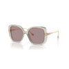 Sonnenbrille, Oversize, quadratische Form, SK6011, Lila Sonnenbrille, Oversize, quadratische Form, SK6011, Lila