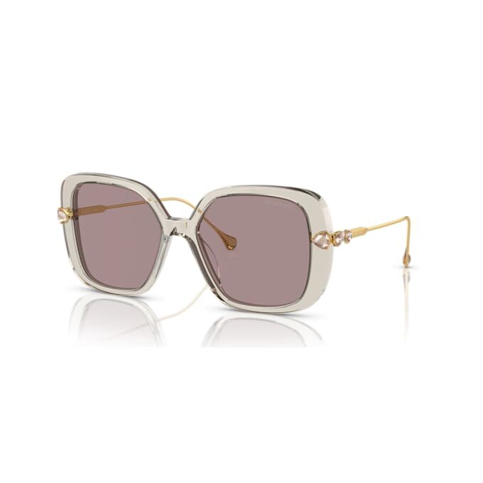 Sonnenbrille, Oversize, quadratische Form, SK6011, Lila Sonnenbrille, Oversize, quadratische Form, SK6011, Lila