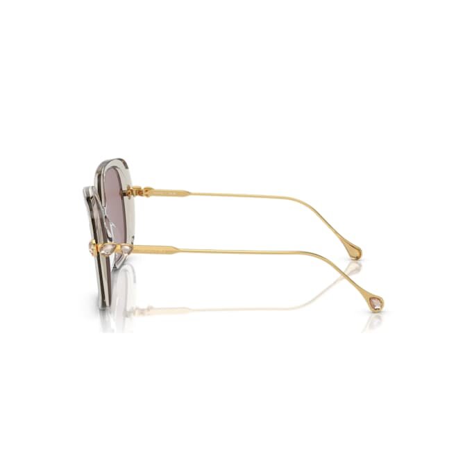 Sonnenbrille, Oversize, quadratische Form, SK6011, Lila Sonnenbrille, Oversize, quadratische Form, SK6011, Lila