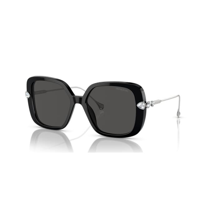 Sonnenbrille, Oversize, quadratische Form, Sk6011, Schwarz Sonnenbrille, Oversize, quadratische Form, Sk6011, Schwarz