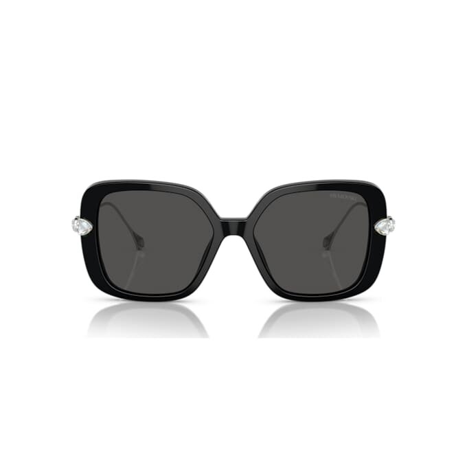 Sonnenbrille, Oversize, quadratische Form, Sk6011, Schwarz Sonnenbrille, Oversize, quadratische Form, Sk6011, Schwarz