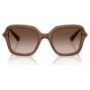 Sonnenbrille, quadratische Form, braun