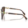 Sonnenbrille, quadratische Form, braun