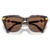 Sonnenbrille, quadratische Form, braun