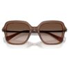 Sonnenbrille, quadratische Form, braun