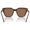 Sonnenbrille, quadratische Form, braun