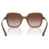 Sonnenbrille, quadratische Form, braun