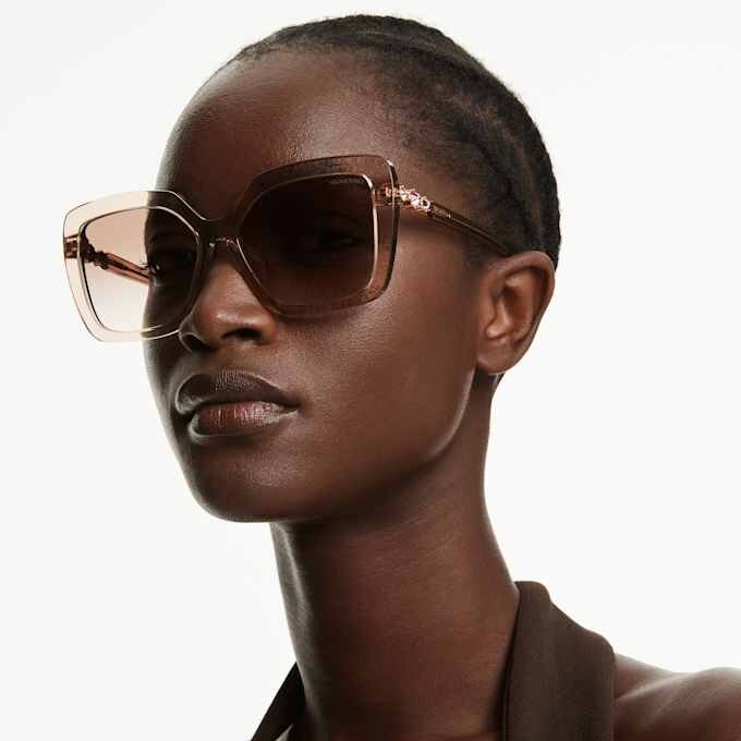 Sonnenbrille, quadratische Form, Sk6049, Beige Sonnenbrille, quadratische Form, Sk6049, Beige