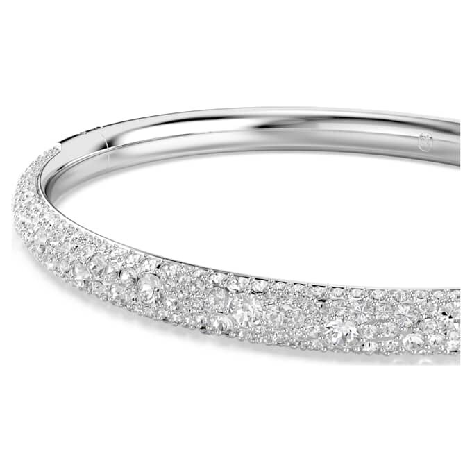 Sublima Armreif „Snow Pavé“, Weiß, rhodiniert Sublima Armreif „Snow Pavé“, Weiß, rhodiniert