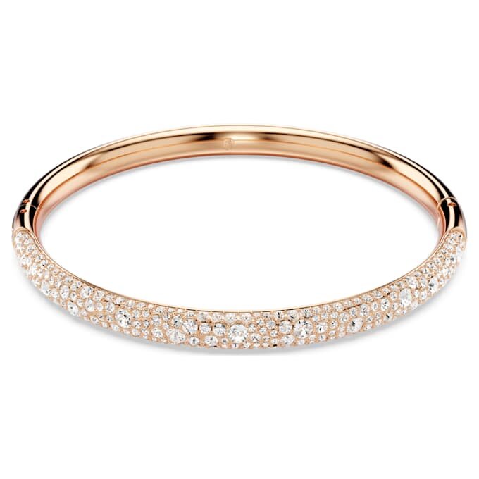 Sublima Armreif „Snow Pavé“, weiß, roségoldfarben plattiert Sublima Armreif „Snow Pavé“, weiß, roségoldfarben plattiert
