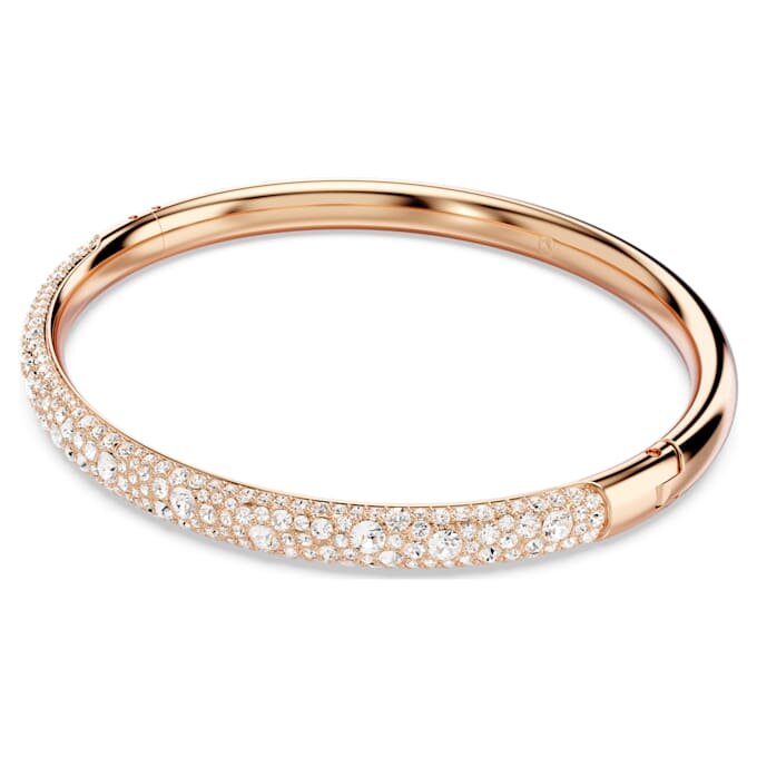 Sublima Armreif „Snow Pavé“, weiß, roségoldfarben plattiert Sublima Armreif „Snow Pavé“, weiß, roségoldfarben plattiert