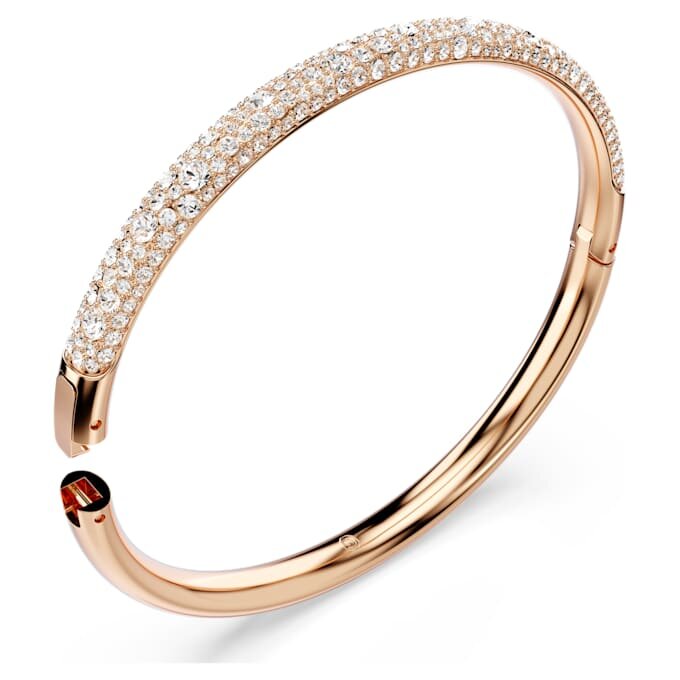 Sublima Armreif „Snow Pavé“, weiß, roségoldfarben plattiert Sublima Armreif „Snow Pavé“, weiß, roségoldfarben plattiert