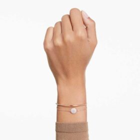 Sublima Armreif Weiß, roségoldfarben plattiert Sublima Armreif Weiß, roségoldfarben plattiert