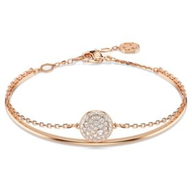 Sublima Armreif Weiß, roségoldfarben plattiert Sublima Armreif Weiß, roségoldfarben plattiert