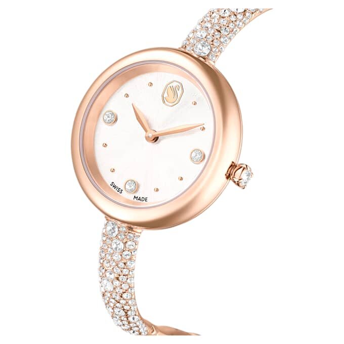 Sublima Armreihuhr, Swiss Made, Metallarmband, Roségold-Farbton, roségoldfarbene Oberfläche Sublima Armreihuhr, Swiss Made, Metallarmband, Roségold-Farbton, roségoldfarbene Oberfläche