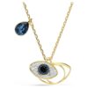 Symbolica-Anhänger „Böser Blick“, blau, goldfarben plattiert Symbolica-Anhänger „Böser Blick“, blau, goldfarben plattiert