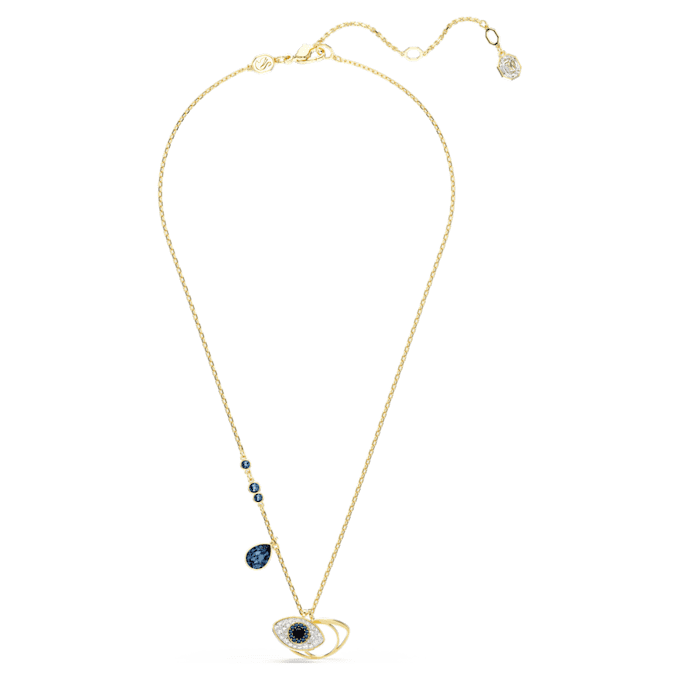 Symbolica-Anhänger „Böser Blick“, blau, goldfarben plattiert Symbolica-Anhänger „Böser Blick“, blau, goldfarben plattiert