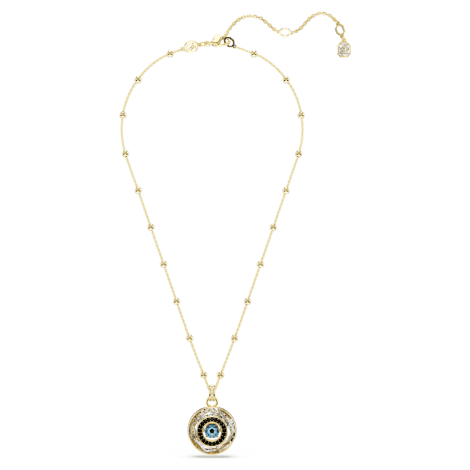 Symbolica-Anhänger „Evil Eye“, mittelgroß, mehrfarbig, goldfarben plattiert Symbolica-Anhänger „Evil Eye“, mittelgroß, mehrfarbig, goldfarben plattiert