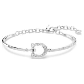 Symbolica Armband Pavé, Hufeisen, Weiß, rhodiniert Symbolica Armband Pavé, Hufeisen, Weiß, rhodiniert