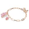 Teddy-Armband „Bär“, rosa, roségoldfarben plattiert Teddy-Armband „Bär“, rosa, roségoldfarben plattiert